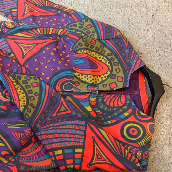 DIY (I think) crazy fun L galactic cotton jacket in EUC no filters.BRIGHT!! FUN! - Picture 6 of 16